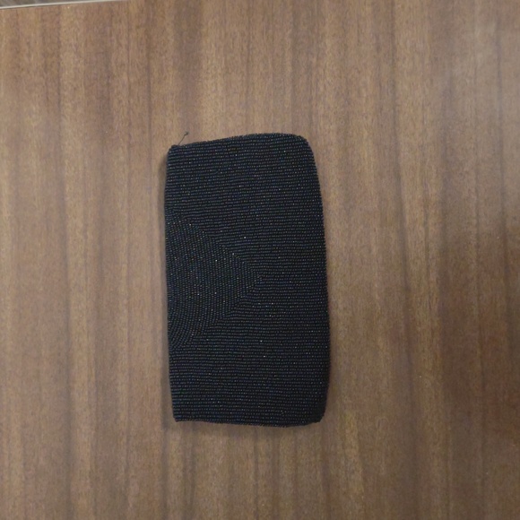 Vintage Black Beaded Clutch - Picture 4 of 4